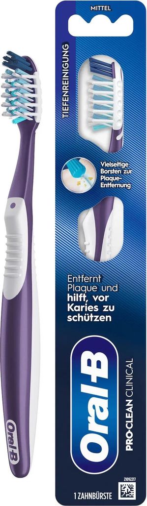 Oral-B Pro-Clean Clinical Cross-Action Handzahnbürste, 1 Stück