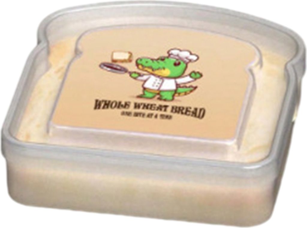 Transparente Brotbox in Lebensmittelqualität, BPA-frei, wiederverwendbar, leicht, tragbar, Toast-Sandwichbox, Lebensmittelbehälter