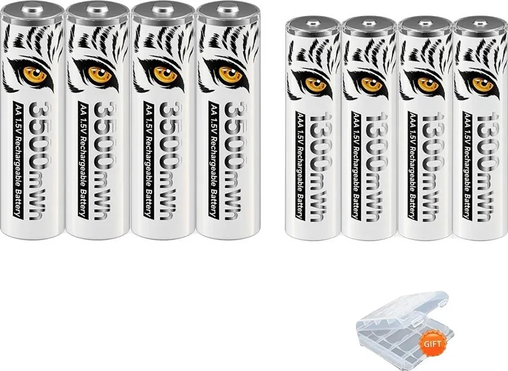 Batterie Li-ion pour Jouets et Souris sans Fil 4AA 4AAA Multi-Compatibilité