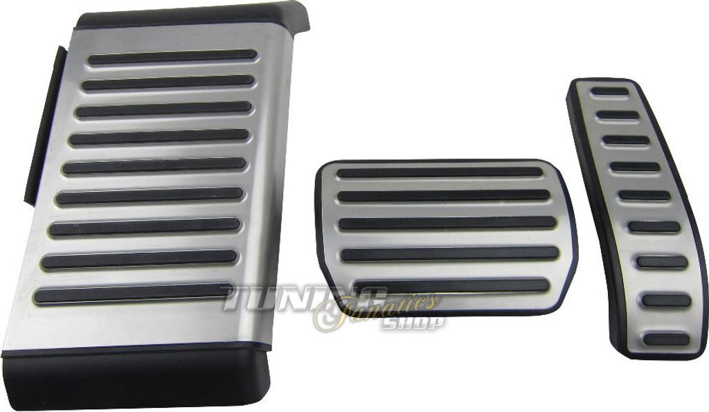 Original Audi Edelstahl Pedale Pedalkappen + Fußstütze SET DSG für Audi Q7 4L