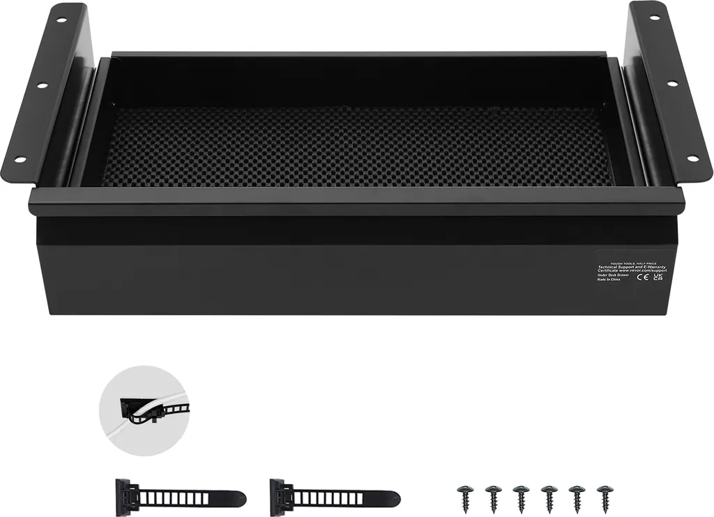 SucceBuy Organizzatore per cassetti sotto la scrivania da 40 cm, per la casa e l'ufficio