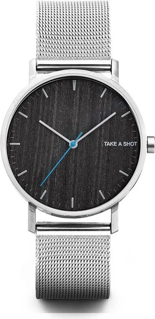 Montre élégante pour le bureau Huck 40 Eiche Mesh - Look bois naturel