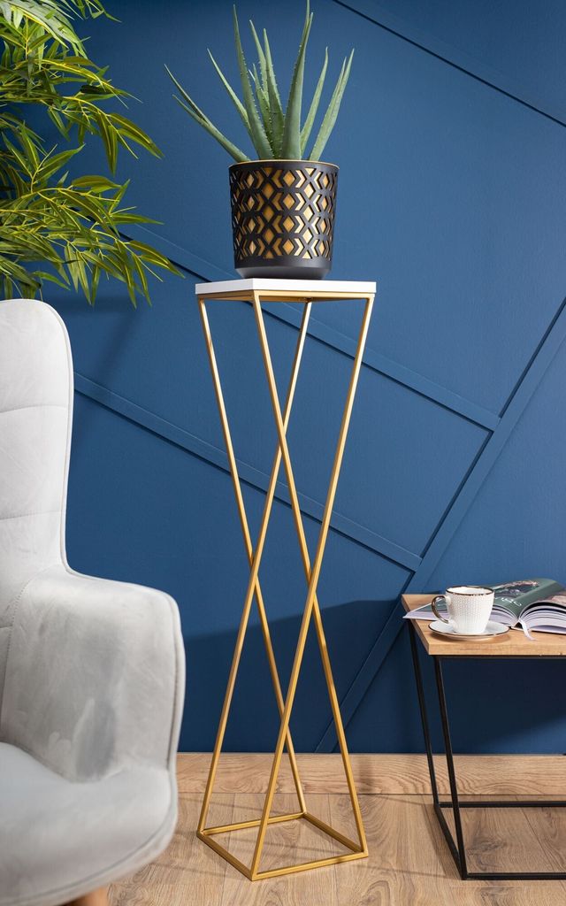 HowHomely Modern Pflanzenständer, Blumenhocker aus Metall Produktbild 2