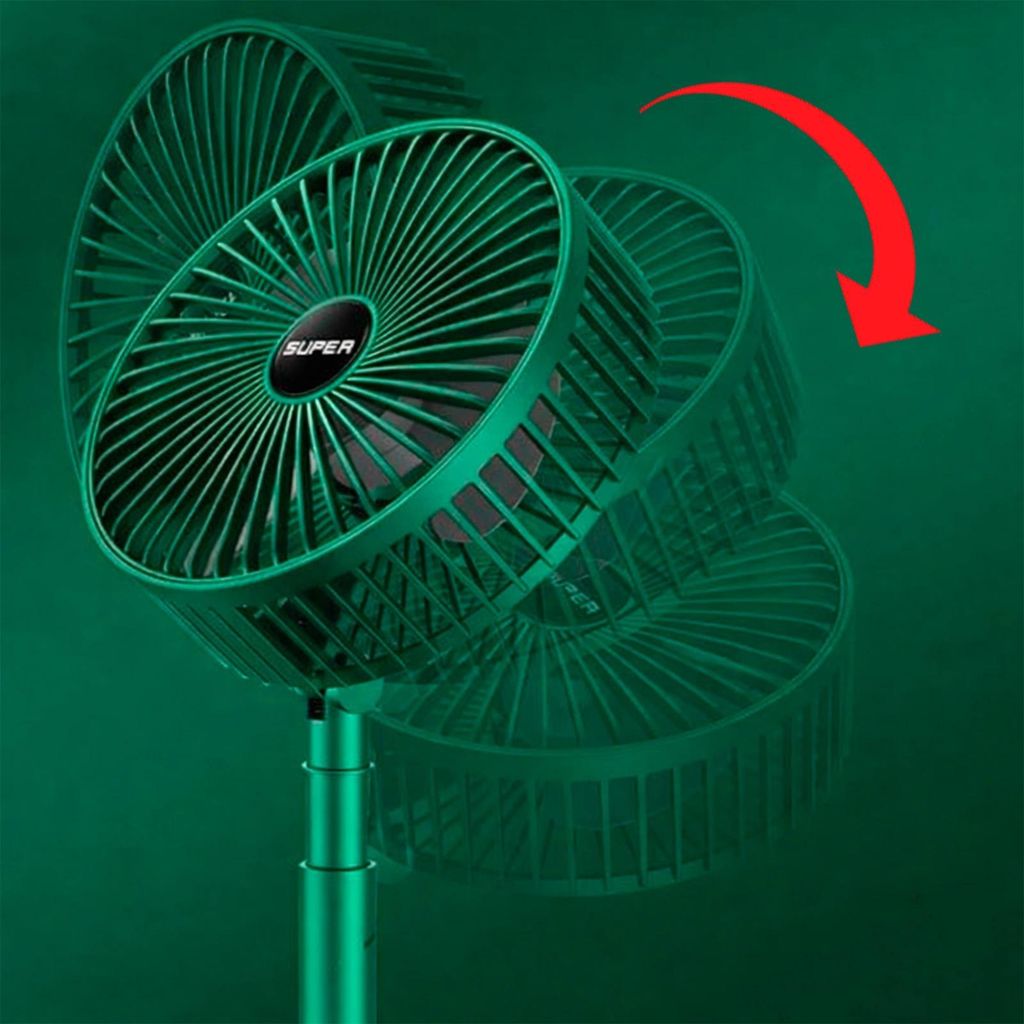 USB Tischventilator Akku Ventilator Tragbarer Ventilator Produktbild 