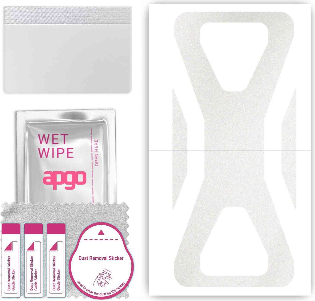 apgo Rückseite Schutzfolie, Skin, kompatibel mit Black Shark 3, Hinten Displayschutzfolie aus Vinylfolie, kratzfest, einfache Montage - Matt Trans...