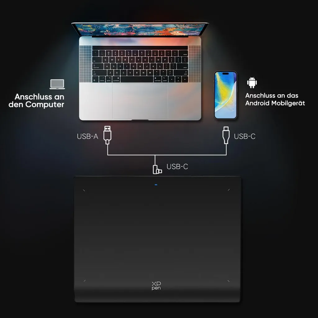 Tablette graphique Bluetooth XPPen Deco Pro MW 2e Génération format Large - 12