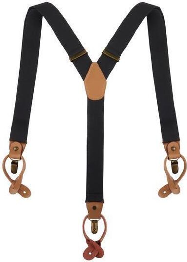 Karlowsky Hosenträger Urban-Classic Artikel AG 3 - schwarz - Einheitsgröße