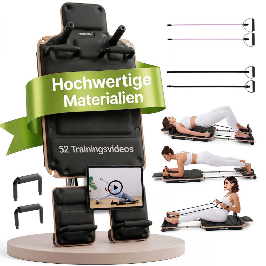 ARTSPORT® Pilates Board Movea Schwarz - Heimtrainer aus Produktbild 