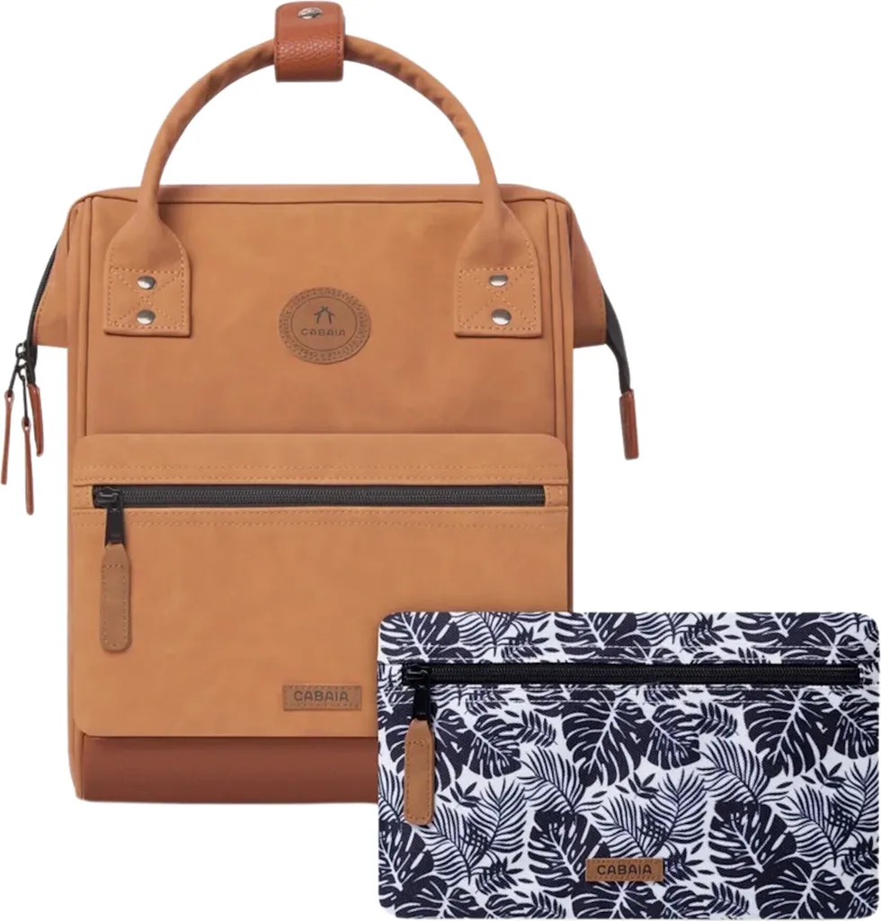 Cabaia Moscow 10L: Lo Zaino Etico in Nubuck Marrone Chiaro Laptop