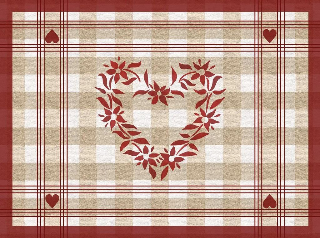 Pronappe Schachtel 400 Dekor-Tischsets, RC 80g, 30x40cm Edelweiß 334272I