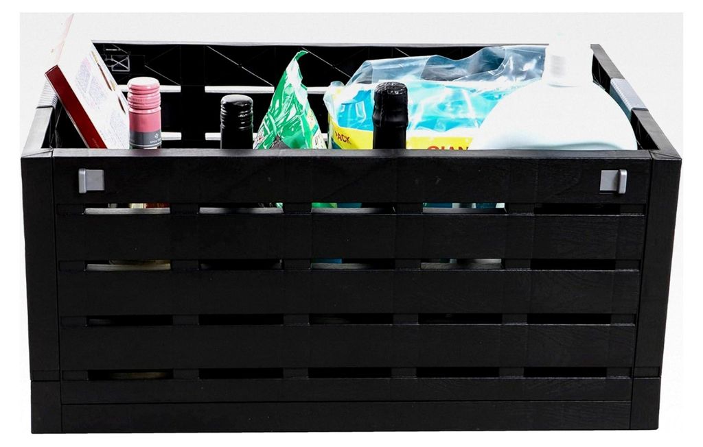 Modulares Hochbeet 2er Set - Pflanzkasten in Holzoptik aus Kunststoff - Wetterfest und stapelbar - Montage ohne Werkzeug