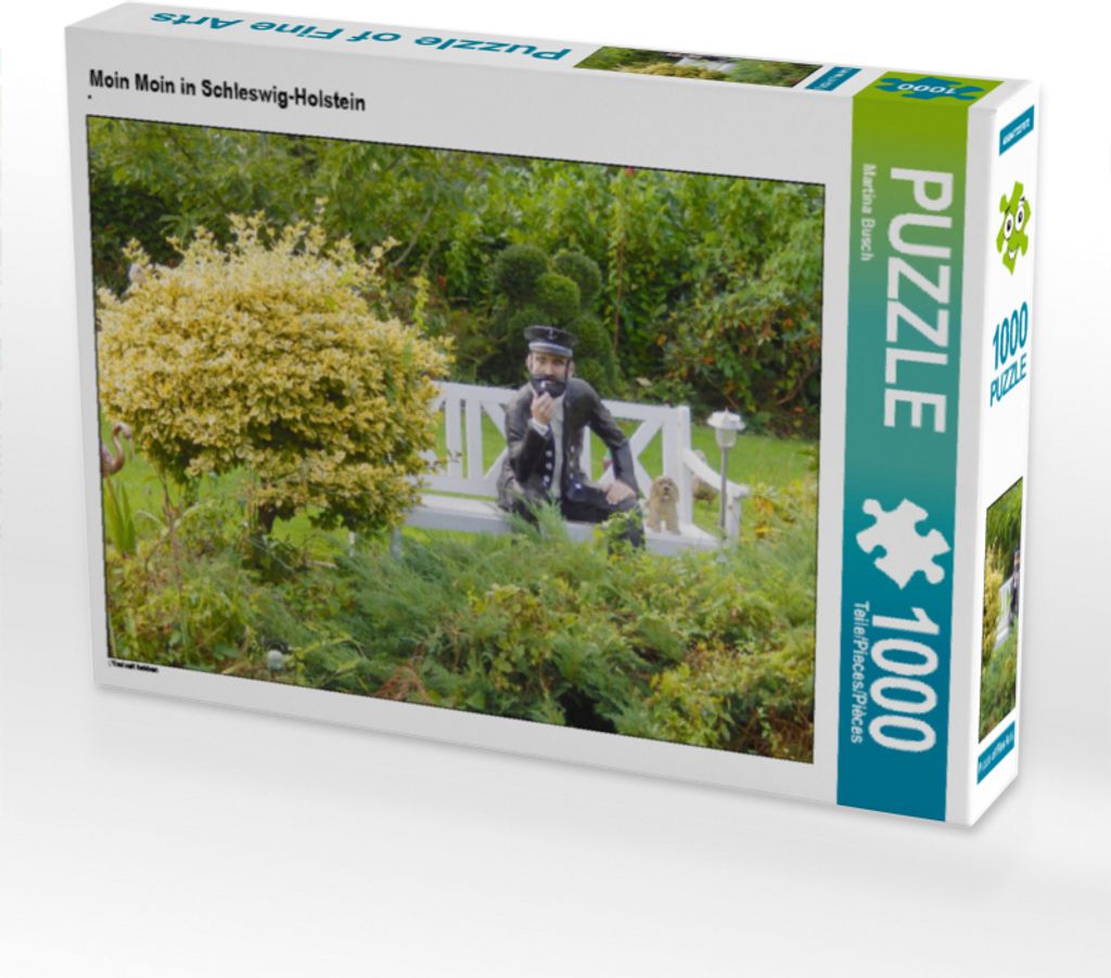 CALVENDO Puzzle Moin Moin in Schleswig-Holstein 1000 Teile Puzzle quer | 1000 Teile Lege-Größe 64x48cm Foto-Puzzle für glückliche Stunden