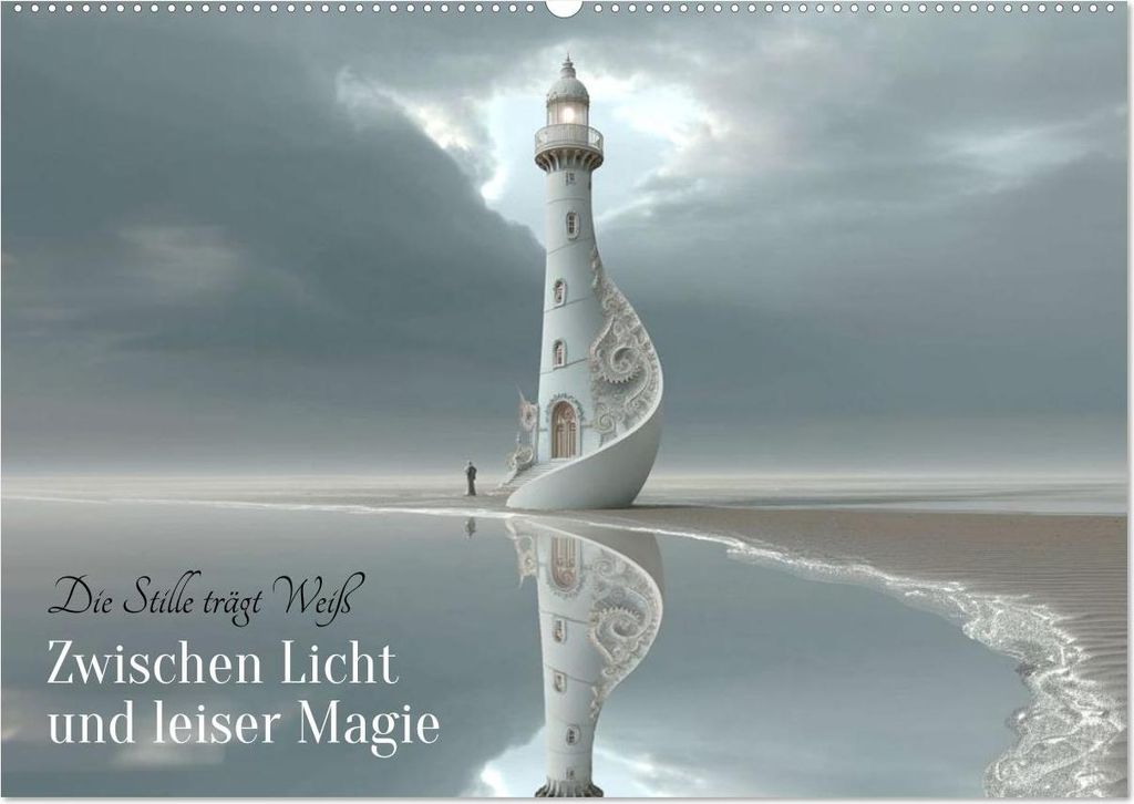 Die Stille trägt Weiß (Wandkalender 2027 DIN A2 quer), CALVENDO Monatskalender
