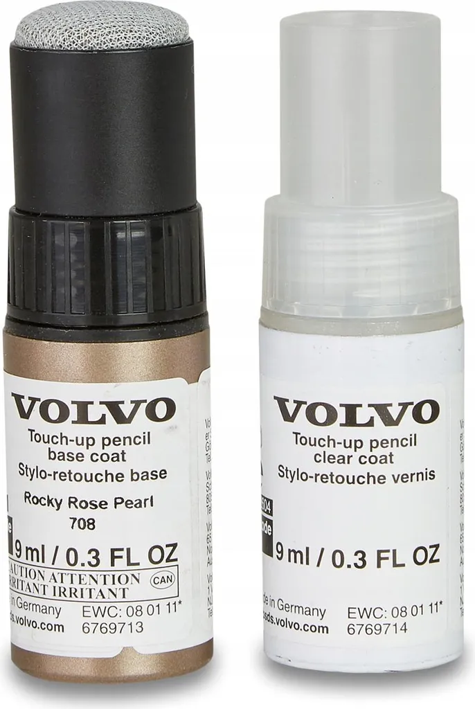 Stylo de Retouche Volvo Rocky Rose 708 - Peinture d'Origine Neuve