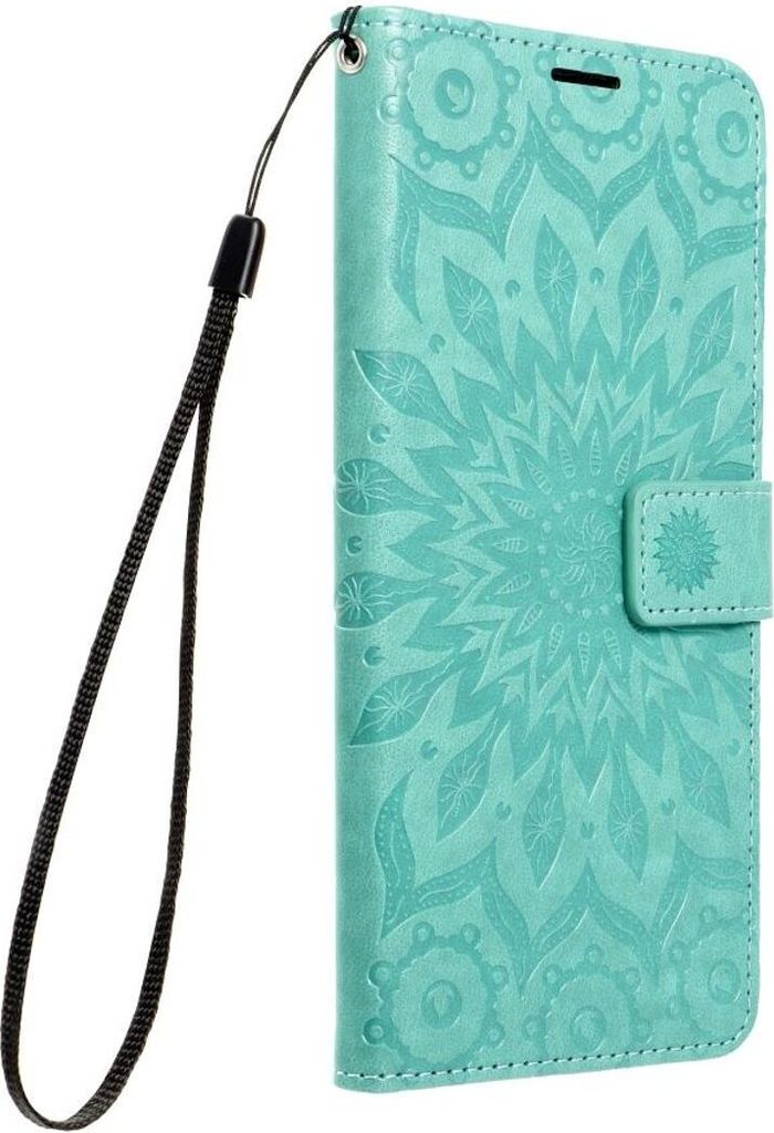 König Design Hülle kompatibel mit Samsung Galaxy S23 Plus Kunstleder Handyhülle - Handy Case Mandala Grün