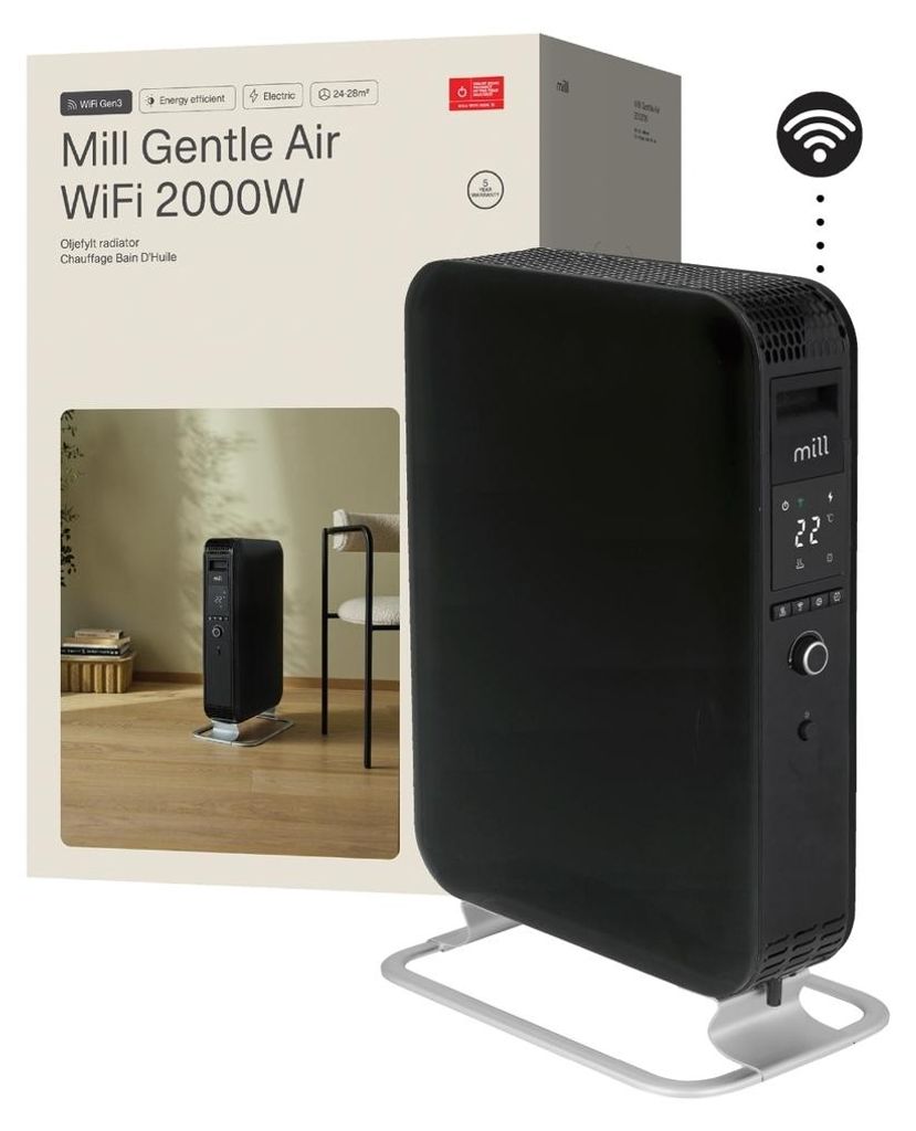 Mill Gentle Air Smart WiFi Radiateur rempli d'huile, 2000W, Image du produit 