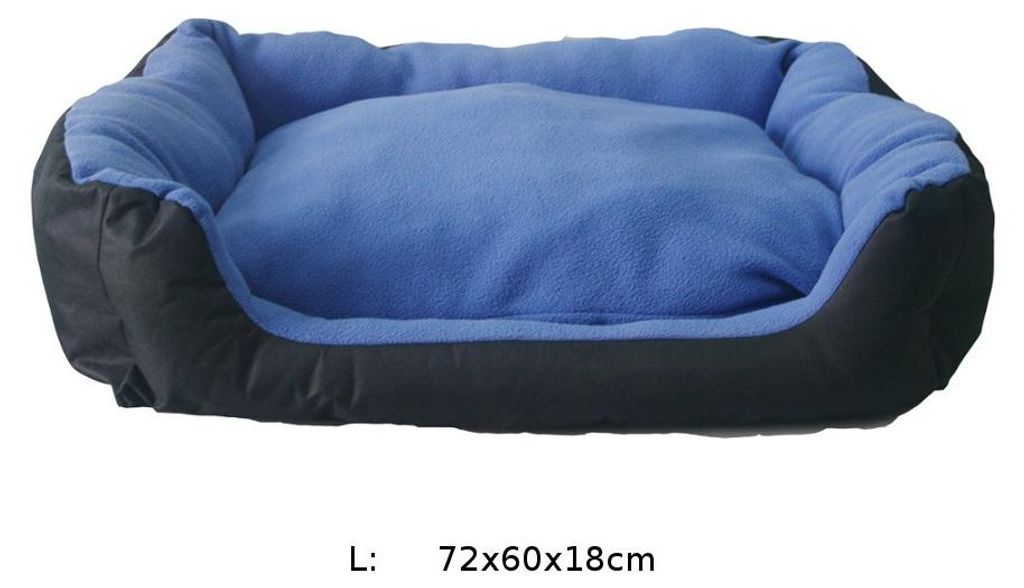 Hundebett BaluL blau Hundekorb Hundekissen Hundesofa Produktbild 