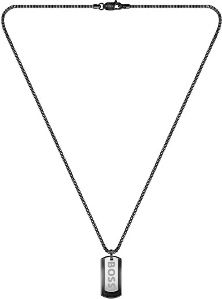 Collier Devon 1580577 avec doubles plaques militaires gravées pour homme