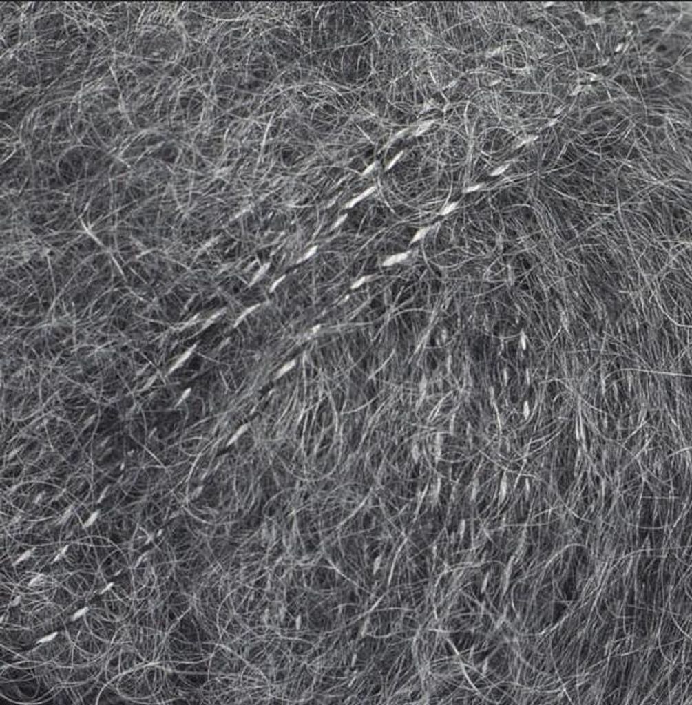 Włóczka Drops Kid-Silk 22 / ciemny szary / uni color Zdjęcie produktu 