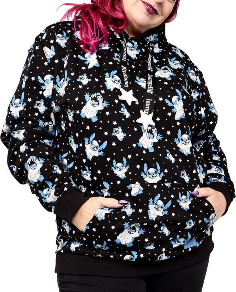 Stitch Ghost Hoodie Grö ß e XXXL
