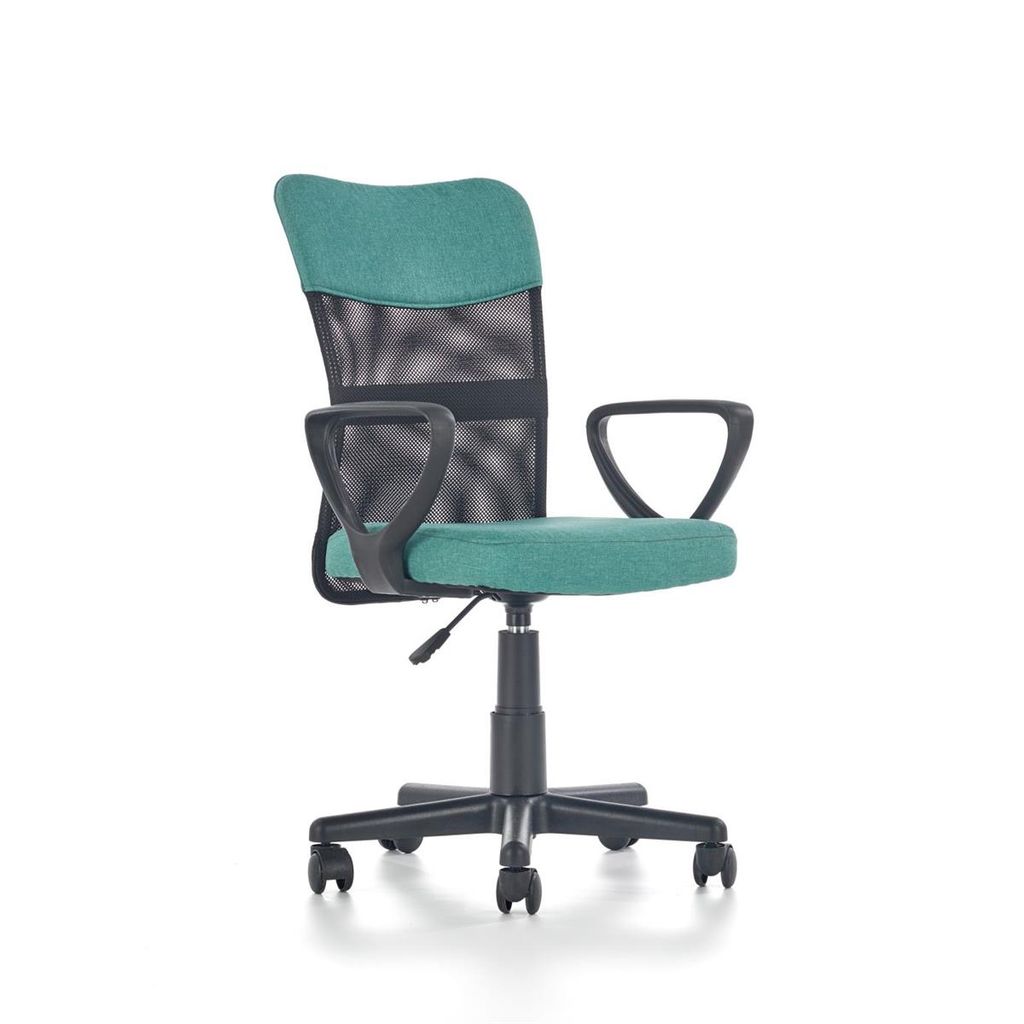 Halmar Bürostühl für Jugendliche türkis Stoff 59cm x 52cm x 91cm