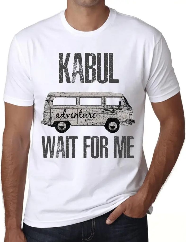 Herren Grafik T-Shirt Abenteuer warten auf mich in Kabul – Adventure Wait For Me In Kabul – Öko-Verantwortlich Vintage Jahrgang Kurzarm Lustig...
