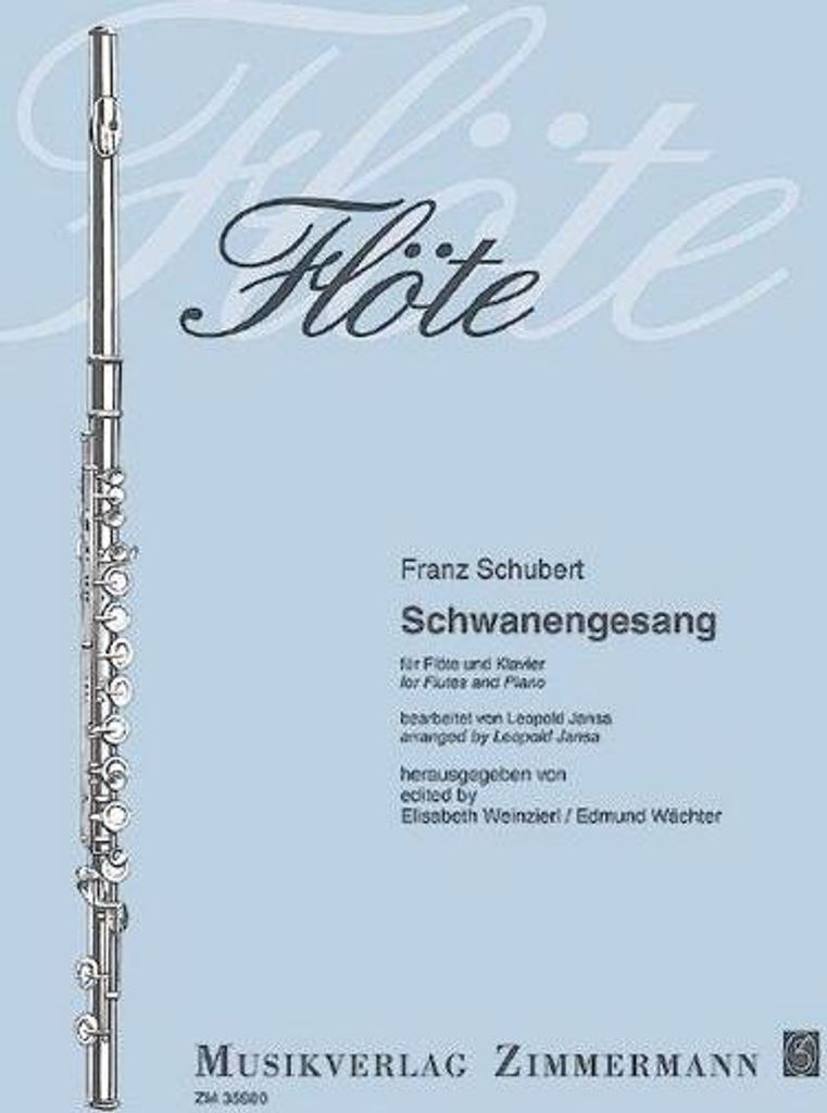 Schwanengesang, Flöte und Klavier