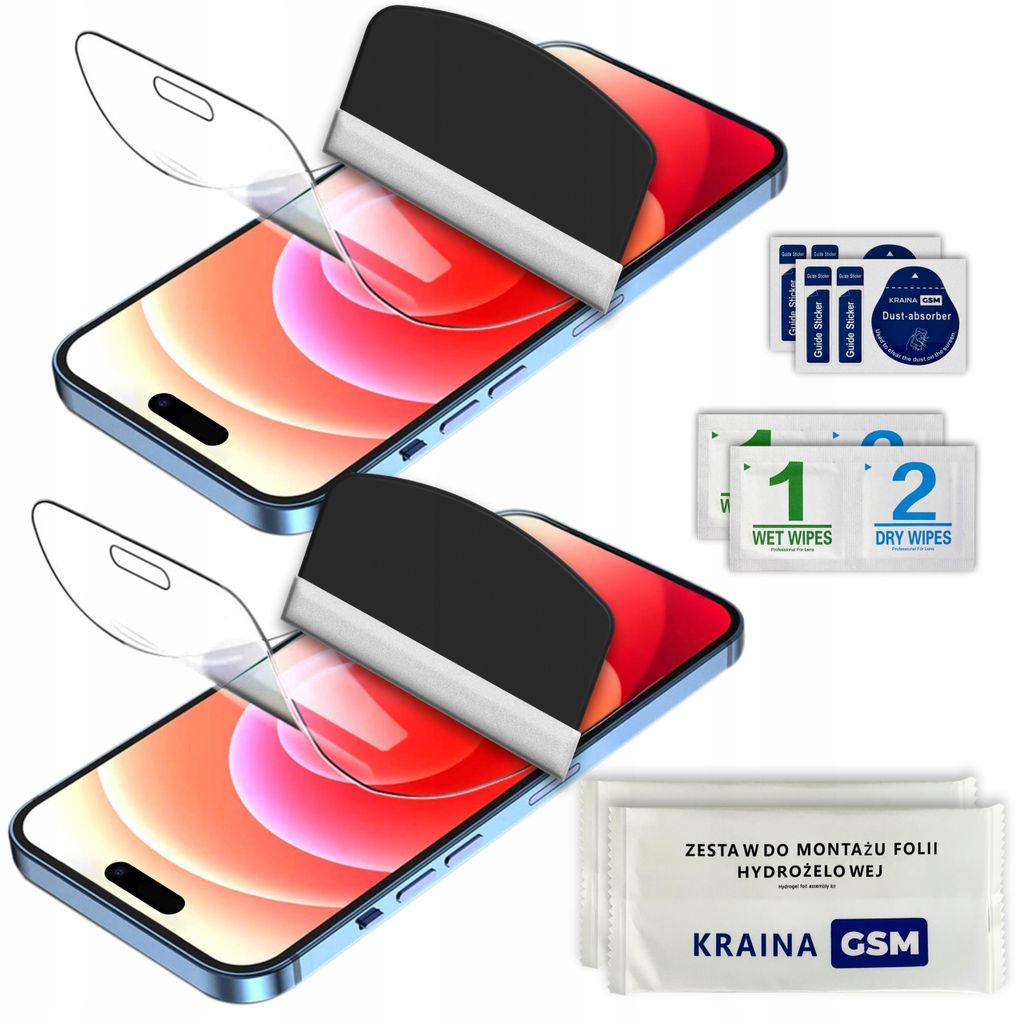 2 ochranné 3D hydrogelové fólie pro Apple iPhone 18 Pro Obrázek produktu 