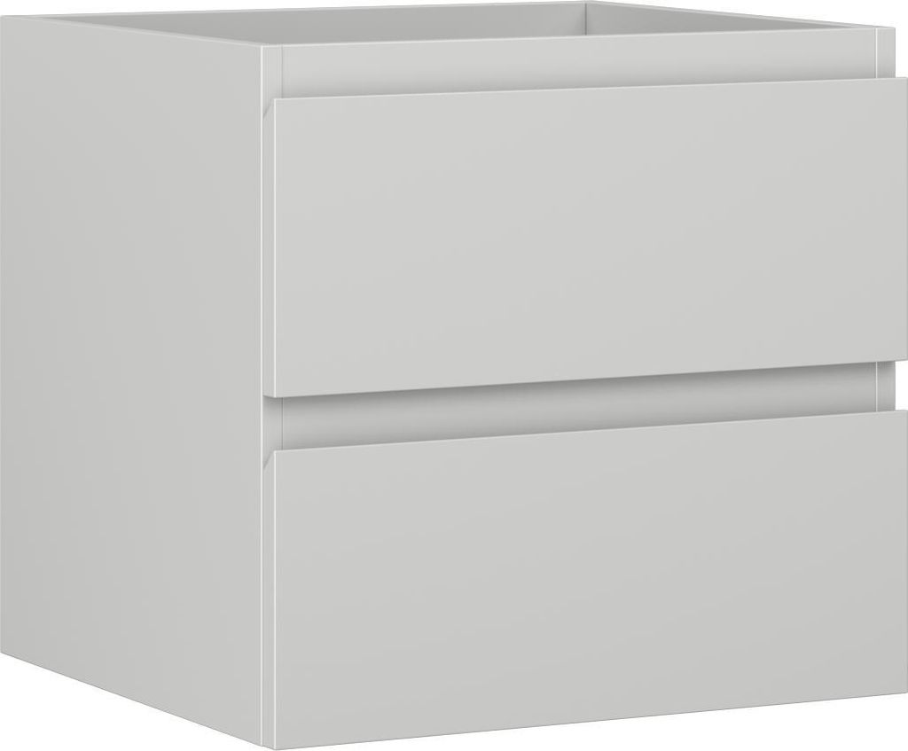 Mexen Orio Badezimmerunterschrank 50 cm, 2 Schubladen, grau matt - 91A10-05047-2-BFF62