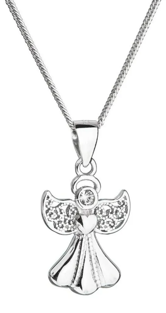 Collier Ange 32077.1 Argent 925 et Swarovski à reflets étincelants