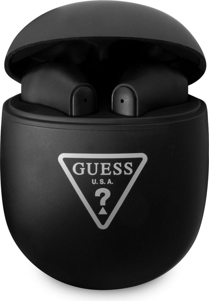 GUESS drahtlose Ohrhörer bluetooth TWS + Dockingstation GUTWST82TRK (Triangle Logo) schwarz