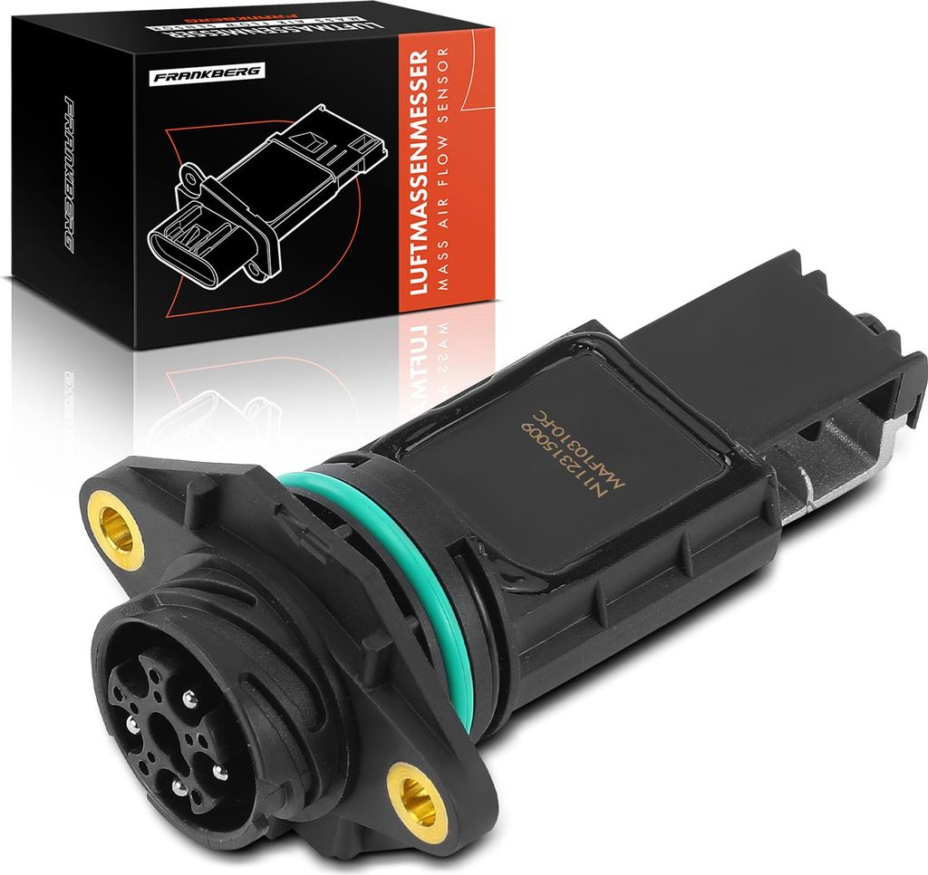 Frankberg 1x Luftmassenmesser für BMW E81 E46 E90 E92 E46 E39 E38 E53 E36 Mercedes-Benz W168 CL203 S202 S203 S204 W202
