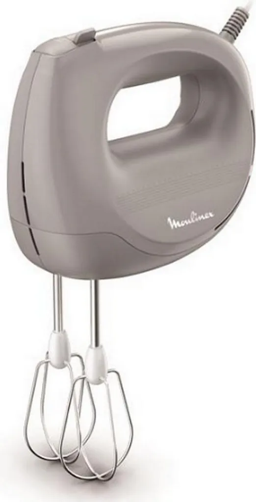 Batteur électrique Moulinex HM262BF0 Puissant et Compact en Acier Inox