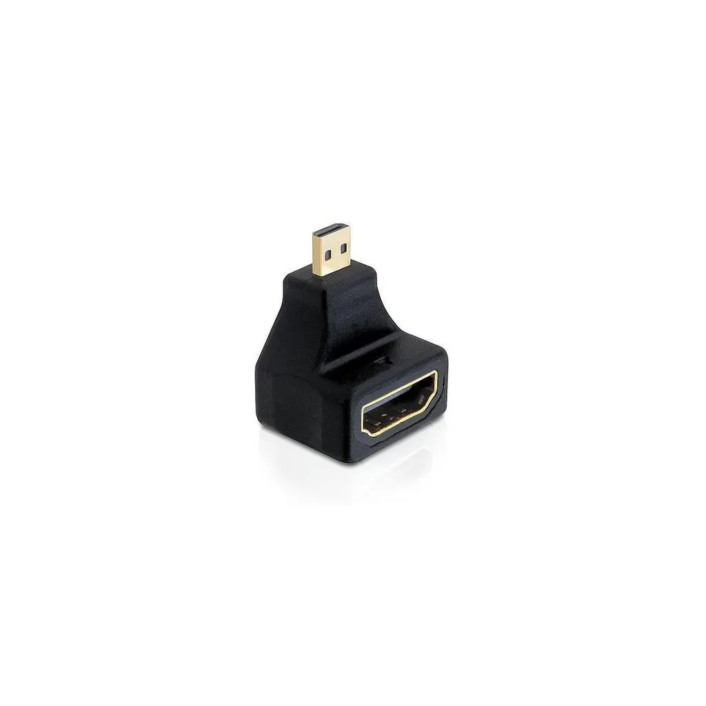 DELOCK Adattatore HDMI A -> micro D Bu/St 90° oben