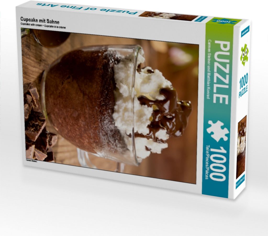 Calvendo Cupcake mit Sahne 1000 Teile Puzzle hoch 480x640mm, Steiner und Matthias Konrad Ca; 7419703