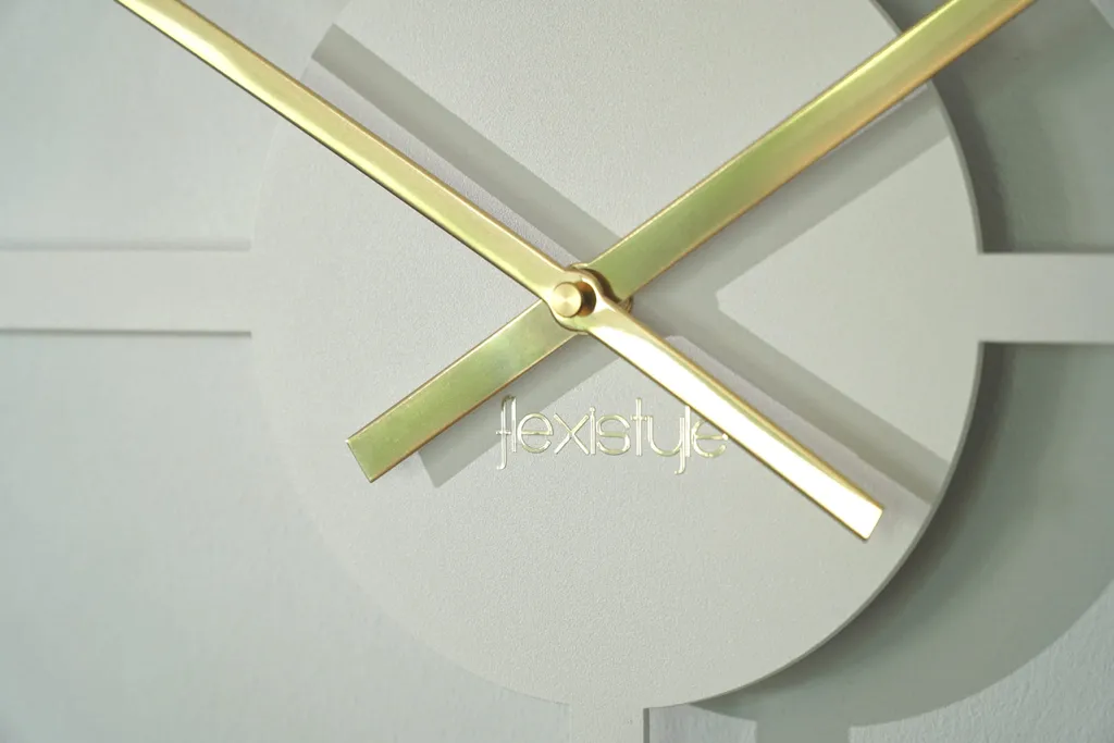 Horloge murale 50cm silencieuse Flexistyle z21e - Déco précise et chic - 5