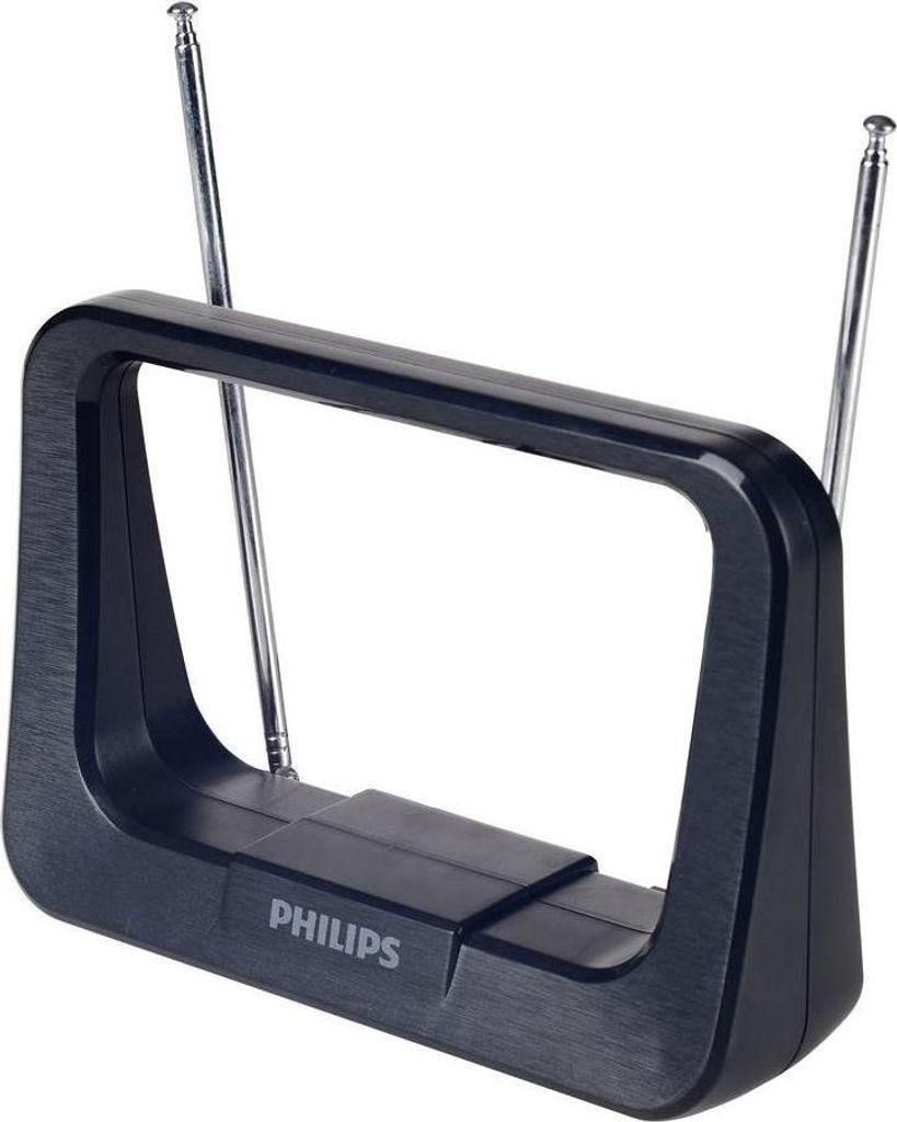Philips SDV1226/12 Antenne de TV - Antenne de TV (Schwarz, 1,8 m, FM,UHF,VHF, 28 DB)