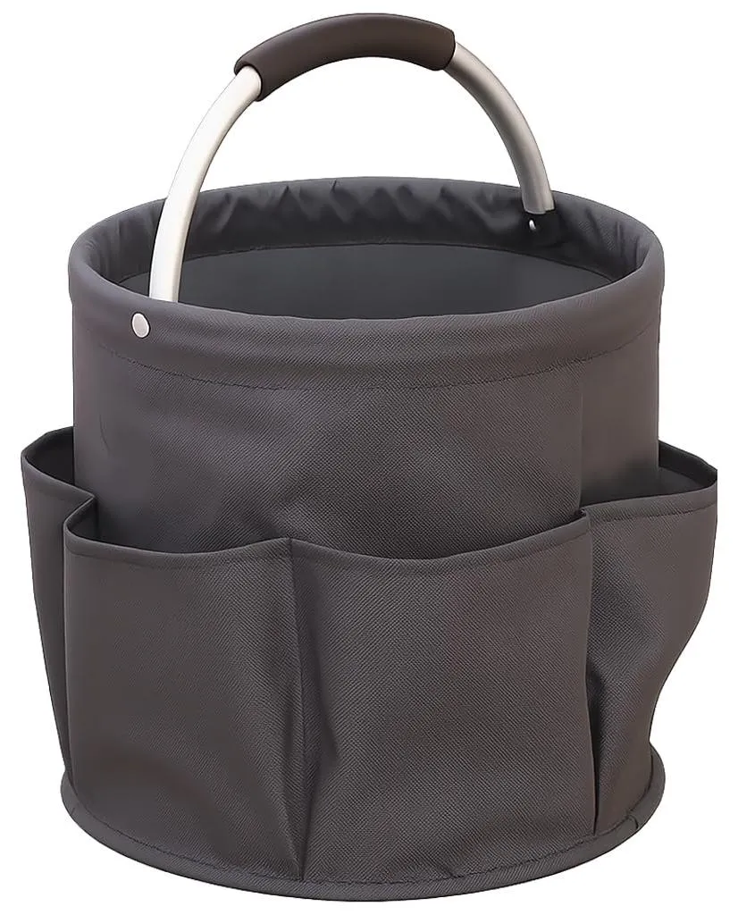 Sac de rangement pour produits d'entretien pliable avec 6 compartiments