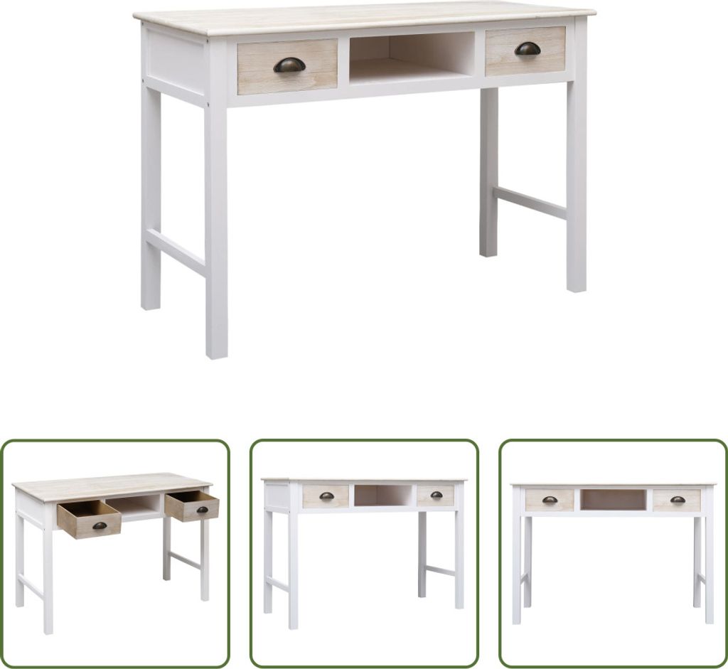 The Living Store Konsolentisch 110x45x76 cm Holz