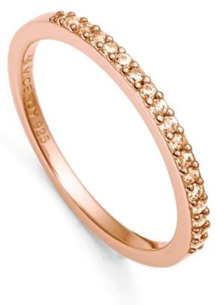 Bague Argent 925 Viceroy Jewels 9118A010-36 Pavée Zirconiums Champagne
