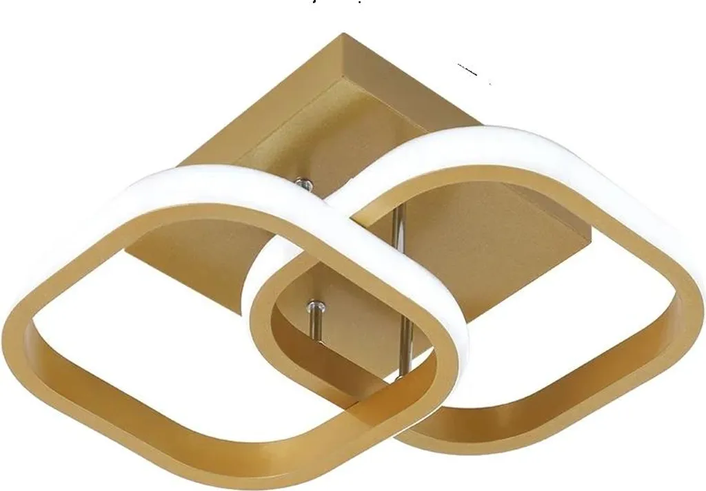 Lampada da Soffitto Moderna Oro LED Bianco Freddo - Plafoniera Design