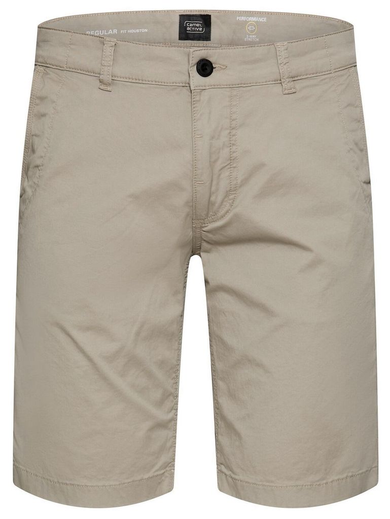 Camel Active Übergrößen Chino-Shorts beige leicht