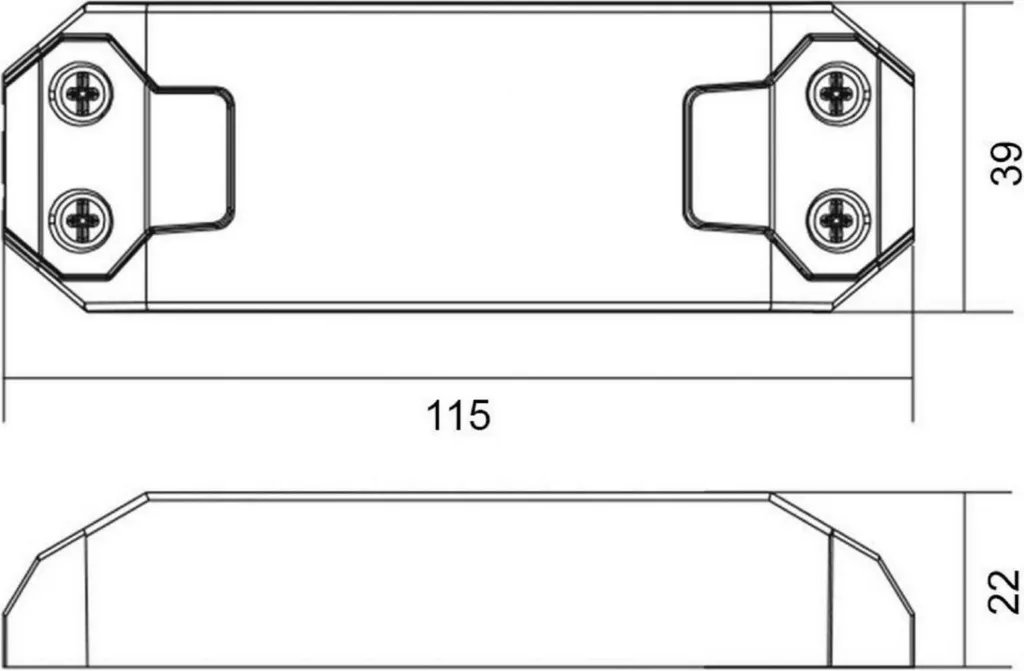 Driver LED Dimmable 350 mA 12W Courant Constant BASIC IP20 18-35V DC