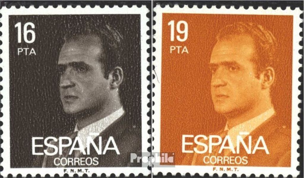 Briefmarken Spanien 1980 Mi 2450y-2451y (kompl.Ausg.) postfrisch Sondermarken