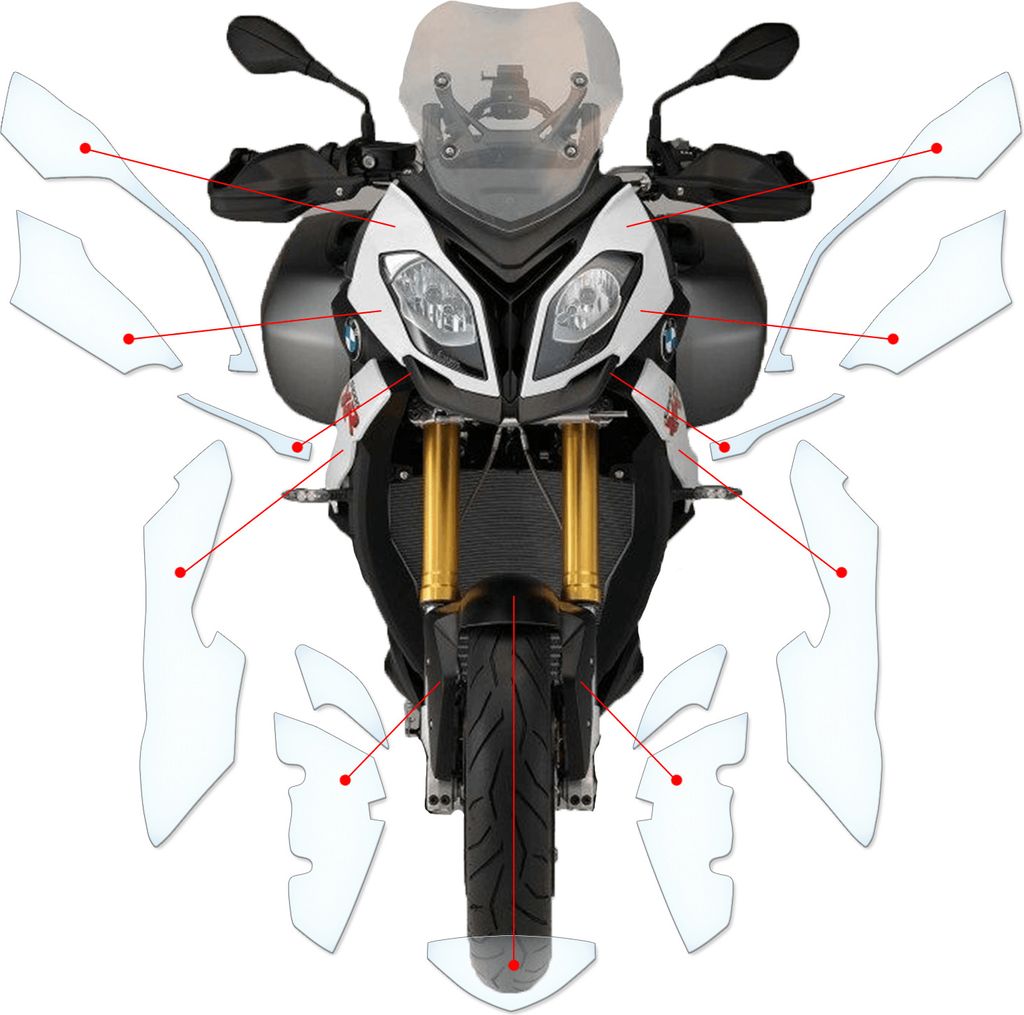 Lackschutzfolie Steinschlagschutz passend für BMW S1000XR 2015-2018