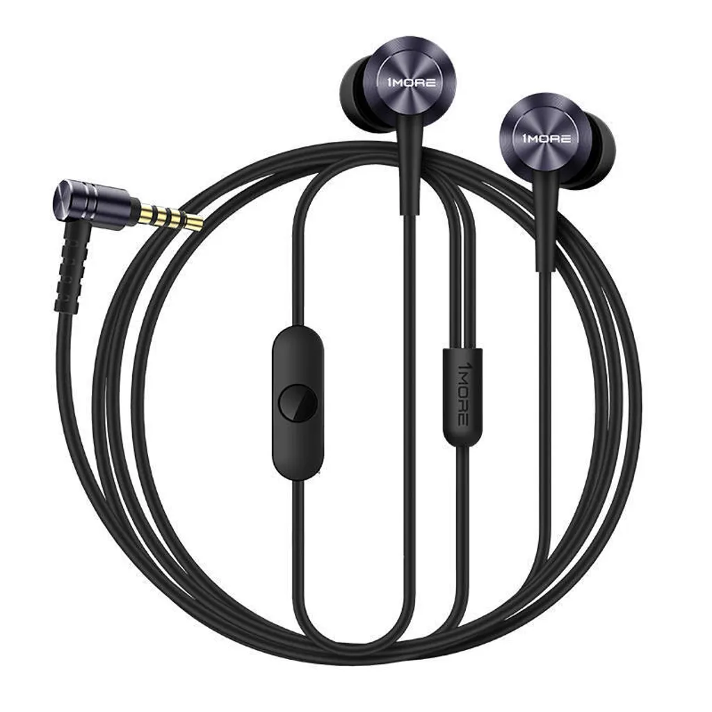 Écouteurs Filaire 1MORE E1009 Piston Fit Gris Intra avec Micro Intégré