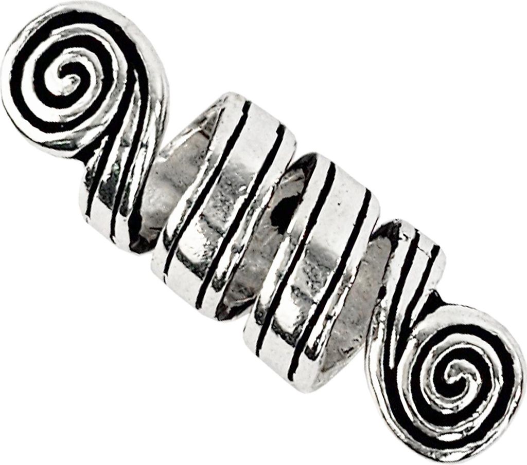 Haarspirale, versilbert