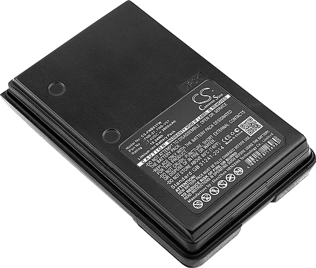 Batterie haute capacité 1600mAh pour Radio Vertex VX-160 VX-170 FT-60