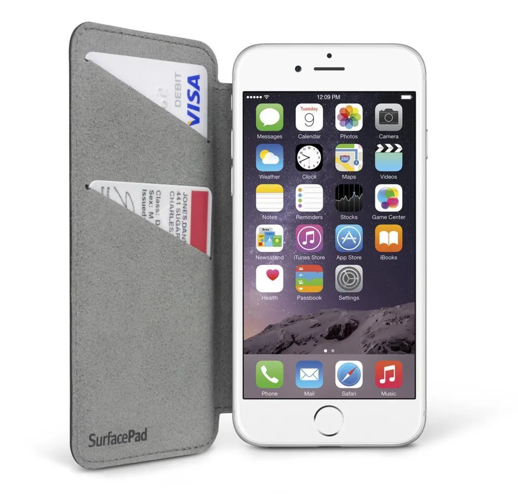 Protection iPhone 6 SurfacePad Twelve South en Cuir avec Support Intégré - 5