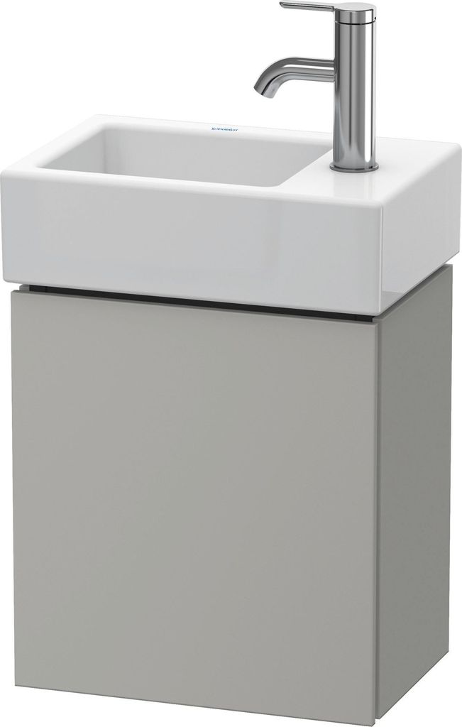 Duravit L-Cube Waschtischunterbau wandhängend, 1 Tür, Anschlag rechts, 364x400x241mm, LC6293R0707